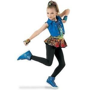 Dance Costume Weissman 10576 Small Child Colorful Jazz Hip Hop